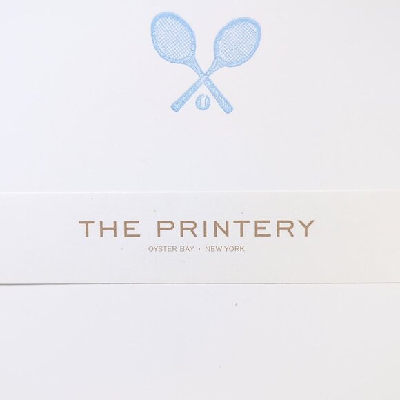 NEW The Printery Tennis Racquets Note Cards - Picture 5 of 6